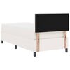 vidaXL Cama Box Manual Creme e Branco 193 x 90 x 88 cm