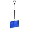 vidaXL P&aacute; de neve 145 cm alum&iacute;nio azul