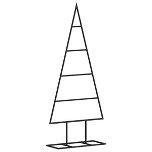 vidaXL &Aacute;rvore de Natal para decora&ccedil;&atilde;o 60 cm metal preto