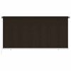 vidaXL Estore de rolo para exterior 305 (L) x 140 (A) cm castanho HDPE