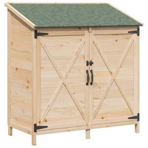 vidaXL Galp&atilde;o de Jardim Natural 106 x 56 x 113,5 cm