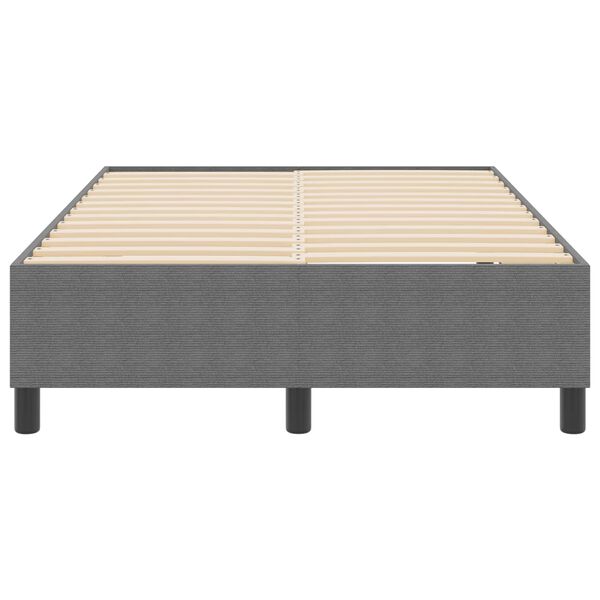 vidaXL Estrado de cama plataforma Cinzento-claro 120 x 190 cm tecido