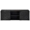 vidaXL Gabinete para TV com prateleira Preto 105 x 30 x 35 cm
