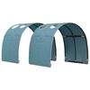 vidaXL T&uacute;nel de Cama 2 unid. Azul-Claro Poli&eacute;ster