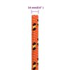 vidaXL Corda de barco 14 mm 25 m polipropileno laranja