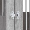 vidaXL Móvel casota para cão 55x80x68 derivados madeira cinza sonoma