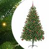 vidaXL &Aacute;rvore de Natal com 300 LEDs com suporte Verde 180 cm PE