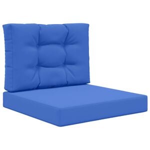 vidaXL Almofada para Sof&aacute; Externo Poli&eacute;ster Azul Royal 60 x 60 cm