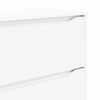 vidaXL Gabinetes de Armazenamento 2 pcs Branco 80 x 48 x 105 cm