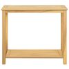 vidaXL Mesa Console de Jardim Ac&aacute;cia clara 80 x 35 x 75 cm
