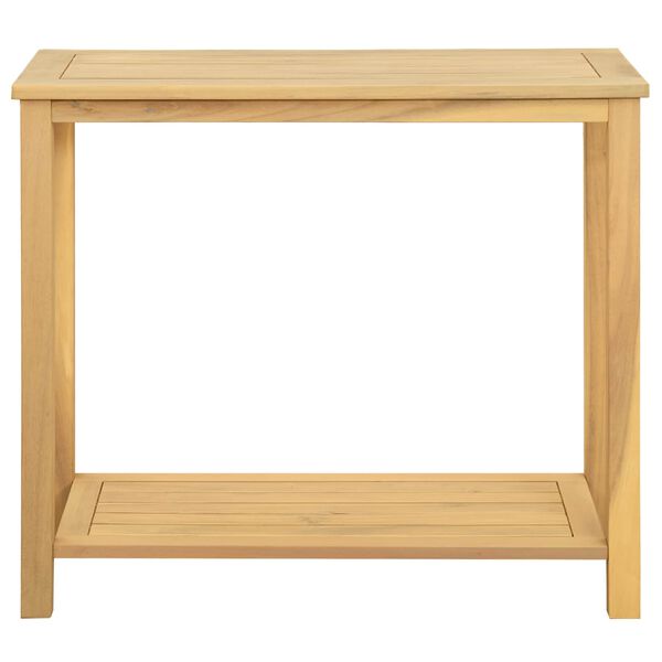 vidaXL Mesa Console de Jardim Ac&aacute;cia clara 80 x 35 x 75 cm