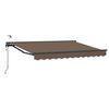 vidaXL Toldo Retr&aacute;til El&eacute;trico Cinzento-acastanhado 2,5 x 2 m