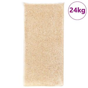 vidaXL aparas de madeira para cama de animais, madeira macia, 24 kg