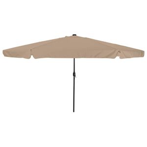 vidaXL Guarda-sol de Jardim 395 x 395 x 245 cm Poli&eacute;ster Redondo