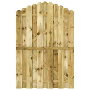 vidaXL Port&atilde;o de jardim 100x150 cm pinho impregnado
