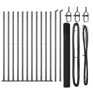 vidaXL Poste de Cerca Cinzento