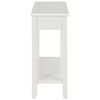 vidaXL Mesa consola 110x35x80 cm madeira branco
