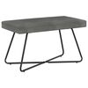 vidaXL banco Cinzento-Escuro 80 x 40 x 45 cm Veludo