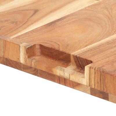 vidaXL Tábua de cortar 40x30x4 cm madeira de acácia maciça
