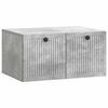 vidaXL Gabinete de TV de Parede Cinzento Cimento 59,5 x 41 x 30 cm