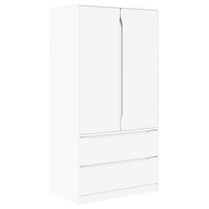 vidaXL Arm&aacute;rio de Banheiro com gaveta Manual Branco 79,5 x 49 x 156 cm