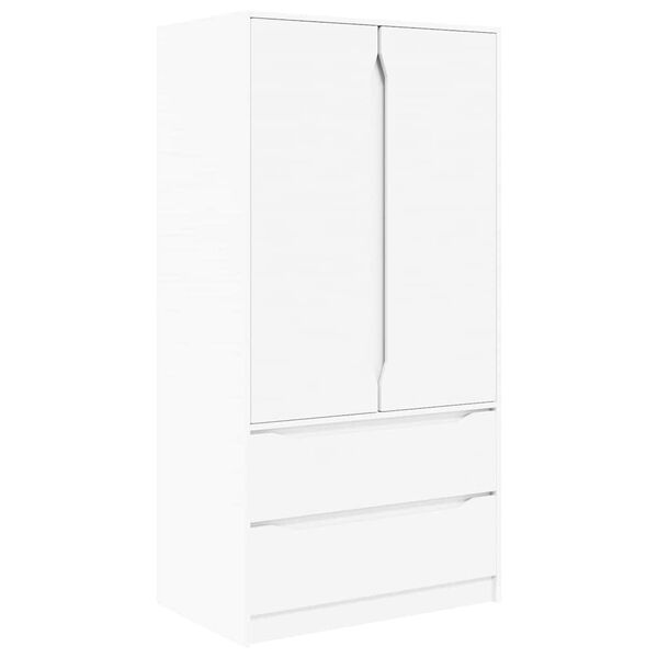 vidaXL Arm&aacute;rio de Banheiro com gaveta Manual Branco 79,5 x 49 x 156 cm