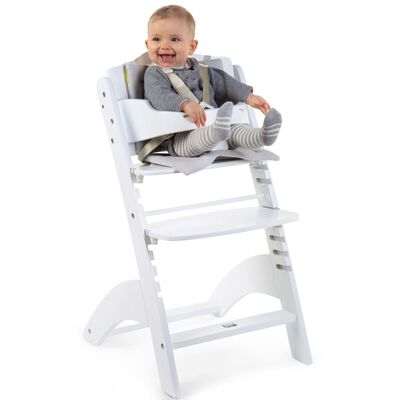 CHILDHOME Cadeira alta de bebé 2-em-1 Lambda 3 branco
