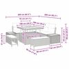 vidaXL Conjunto de Sof&aacute; de Jardim Cinzeto Rattan Sint&eacute;tico