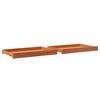 vidaXL Gavetas p/ sof&aacute;-cama 2 pcs madeira de pinho maci&ccedil;a castanho mel
