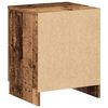 vidaXL Mesas de cabeceira 2 pcs com 2gavetas 40x36x50 cm madeira velha