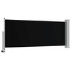 vidaXL Toldo lateral retr&aacute;til para p&aacute;tio 120x300 cm preto