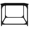 vidaXL Mesa de centro 102x50x40 cm derivados de madeira/ferro preto