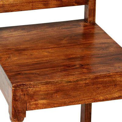 vidaXL Cadeiras de jantar 6 pcs em madeira maciça + sheesham clássicas