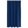 vidaXL Cortinas Blackout com Argolas 2 pcs Azul Escuro 140 x 140 cm