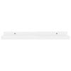 vidaXL Prateleiras de parede 2 pcs 40x9x3 cm branco brilhante