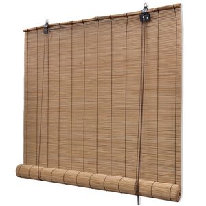 vidaXL Estore de enrolar 150x160 cm bambu castanho