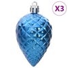 vidaXL Enfeites de Natal 98 pcs &Oslash;3/4/6 cm azul