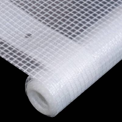 vidaXL Lonas em tecido imitação de gaze 2 pcs 260 g/m² 2x10 m branco