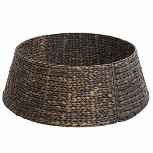 vidaXL Collar para &Aacute;rvore de Natal Redondo Preto Di&acirc;m. 60 x 22 cm