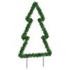 vidaXL Decoração árvore de Natal c/ luz e estacas 115 luzes LED 90 cm