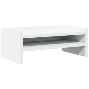 vidaXL Suporte para monitor 42x24x16 cm derivados de madeira branco