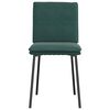 vidaXL Cadeiras de jantar 2 pcs veludo verde-escuro