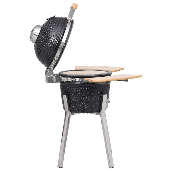 Kamado churraqueira fumadora de cer&acirc;mica 33 cm