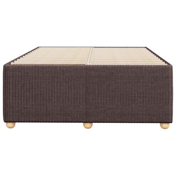 vidaXL Estrutura de cama sem colch&atilde;o 120x190cm castanho escuro