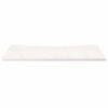 vidaXL Tampo de secret&aacute;ria 110x55x2,5 cm pinho maci&ccedil;o branco