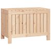 vidaXL Caixa de arruma&ccedil;&atilde;o jardim 76x42,5x54 cm madeira de pinho maci&ccedil;a