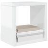 vidaXL Prateleiras parede forma de cubo 6pcs 22x15x22 cm branco brilh.