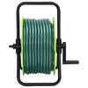 vidaXL Enrolador independente com mangueira de 50 m PVC verde