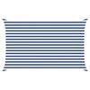 vidaXL Vela de sombra solar Azul e Branco 4 x 2,5 m