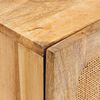 vidaXL Buffet Castanho 40 x 33 x 75 cm Madeira de manga maci&ccedil;a